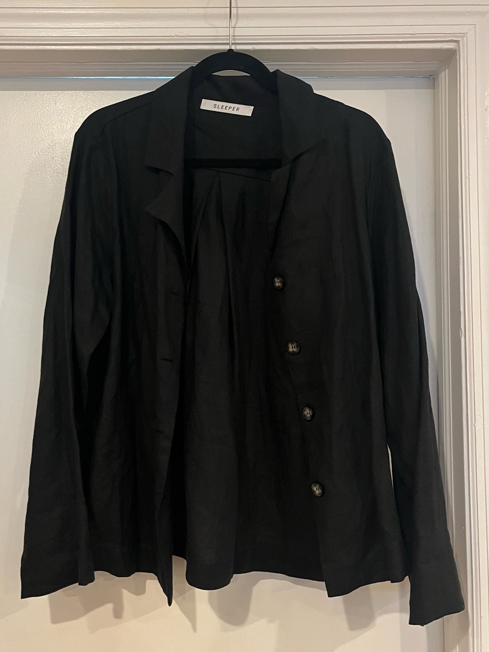 Sleeper linen button down